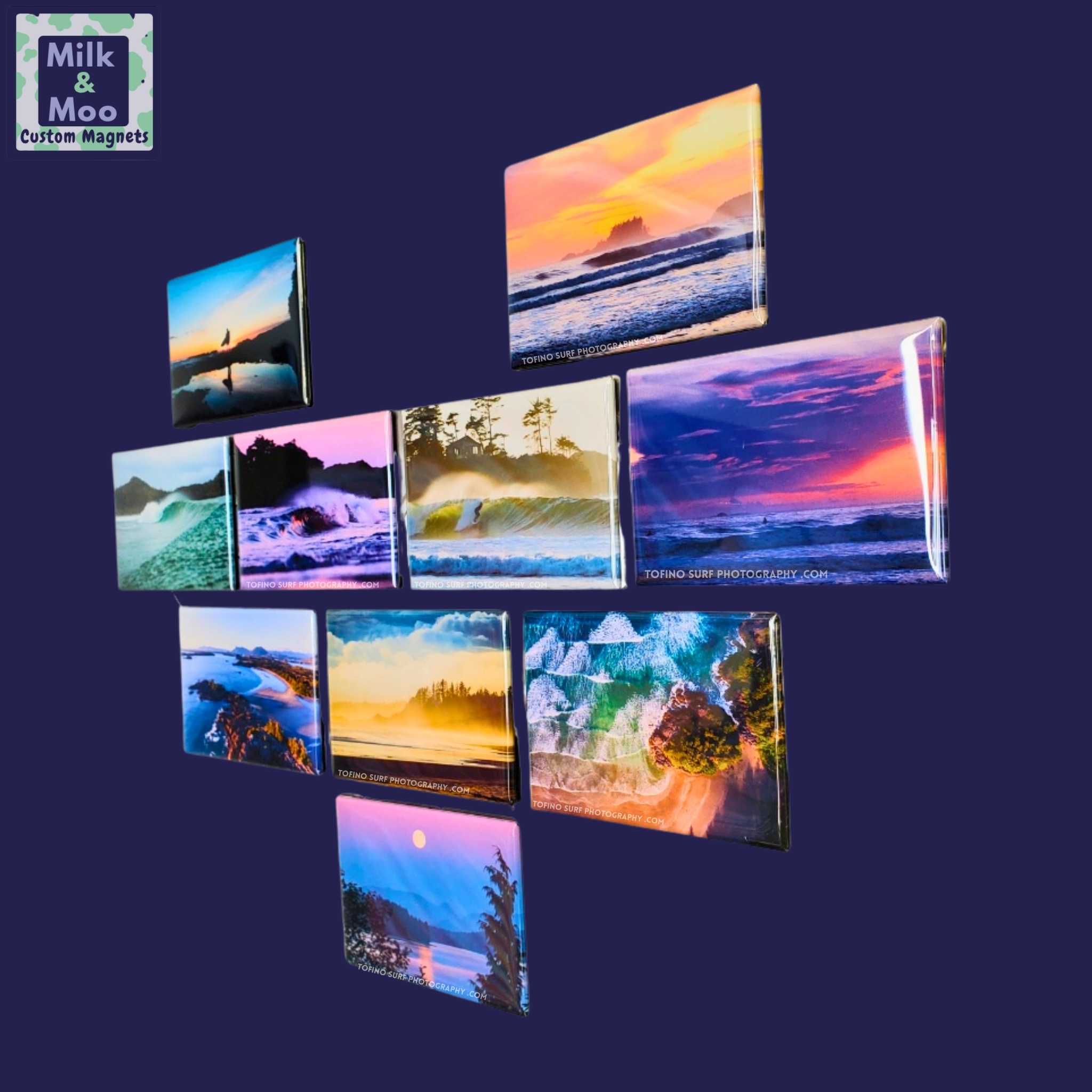 Photo Magnet Sets: Packs of 4 to 24 Magnets